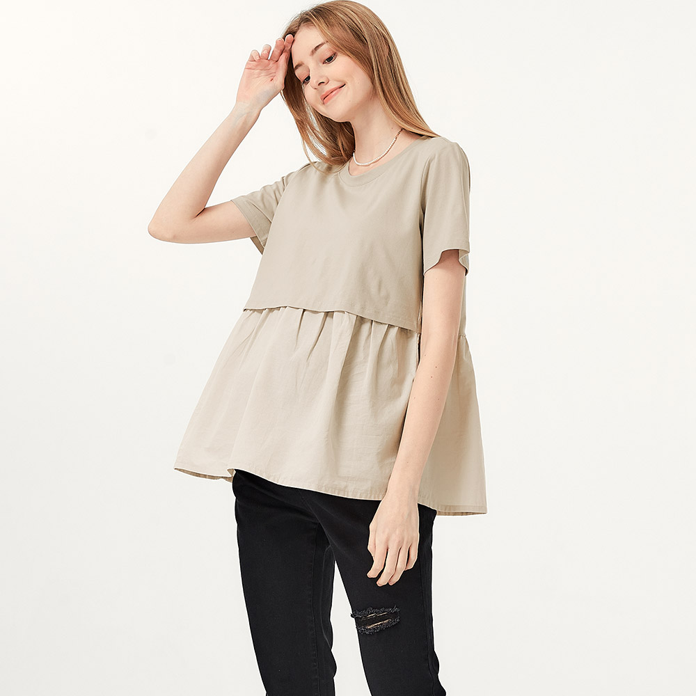 顯瘦割破牛仔孕婦褲