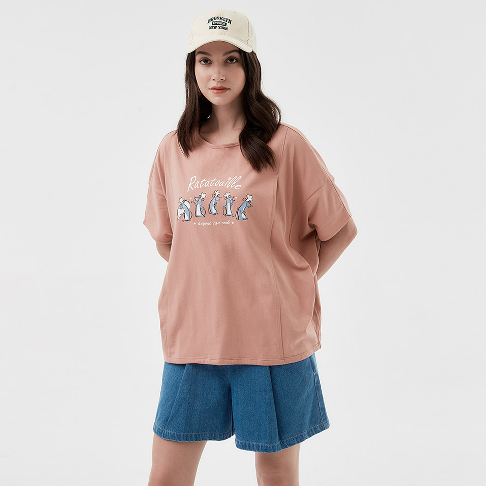 打摺A字牛仔孕婦短褲