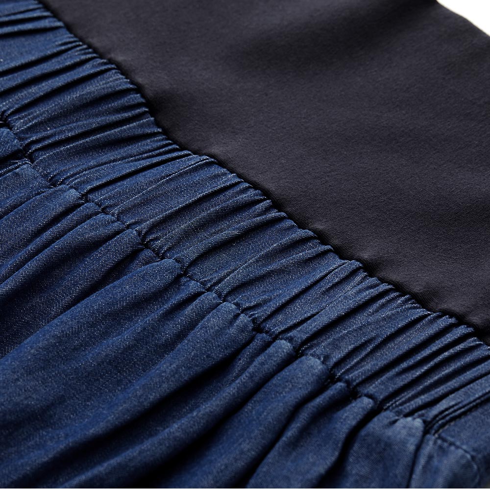 涼爽牛仔孕婦寬褲