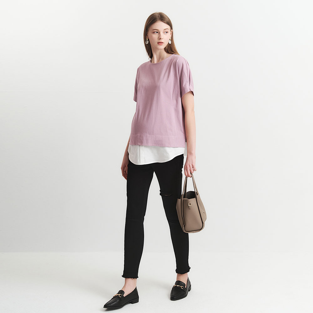 彈力顯瘦割破牛仔孕婦褲