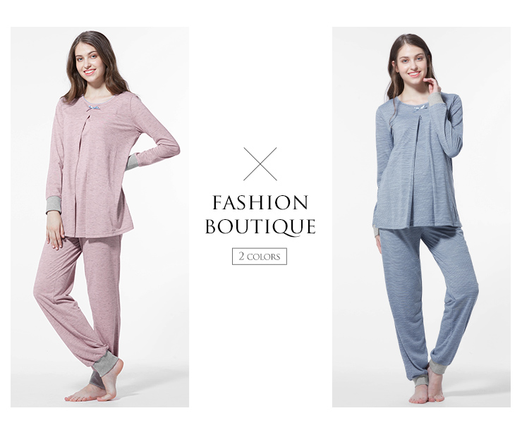 條紋孕哺居家服組 條紋孕哺居家服組