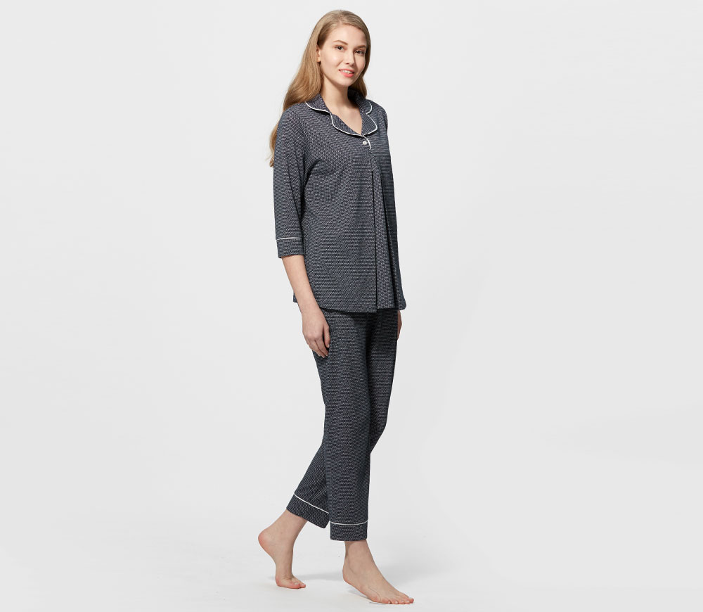 點點緹花孕哺居家服組 睡衣 點點緹花孕哺居家服組 睡衣