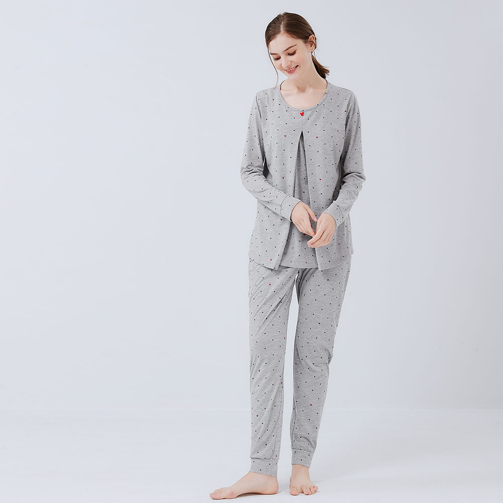 點點米奇頭孕哺居家服組(長袖+長褲) 點點米奇頭孕哺居家服組(長袖+長褲)
