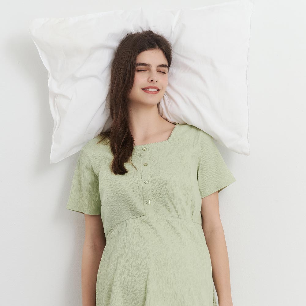 棉質泡泡孕哺居家服組 棉質泡泡孕哺居家服組