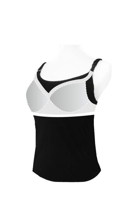 Bra Top 棉感孕哺乳洋裝 Bra Top 棉感孕哺乳洋裝