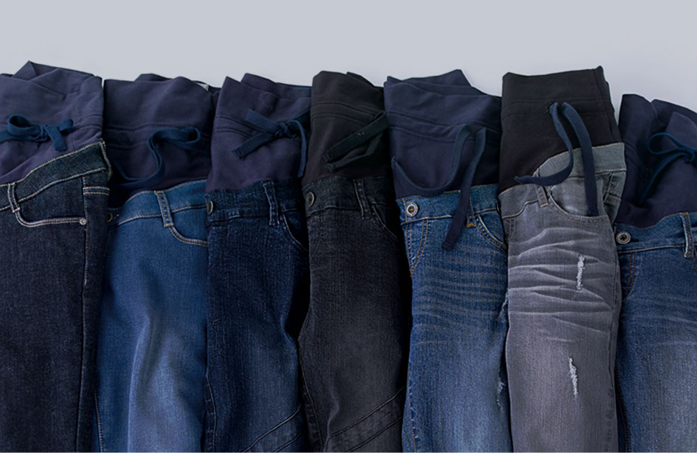 Maternity Jeans高彈力魔術肚皮托腹舒壓